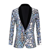 Men's Festival Laser Glitter Blazer